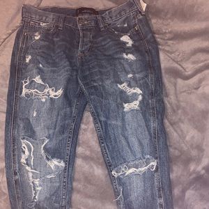 Hollister Ripped Boyfriend Jeans